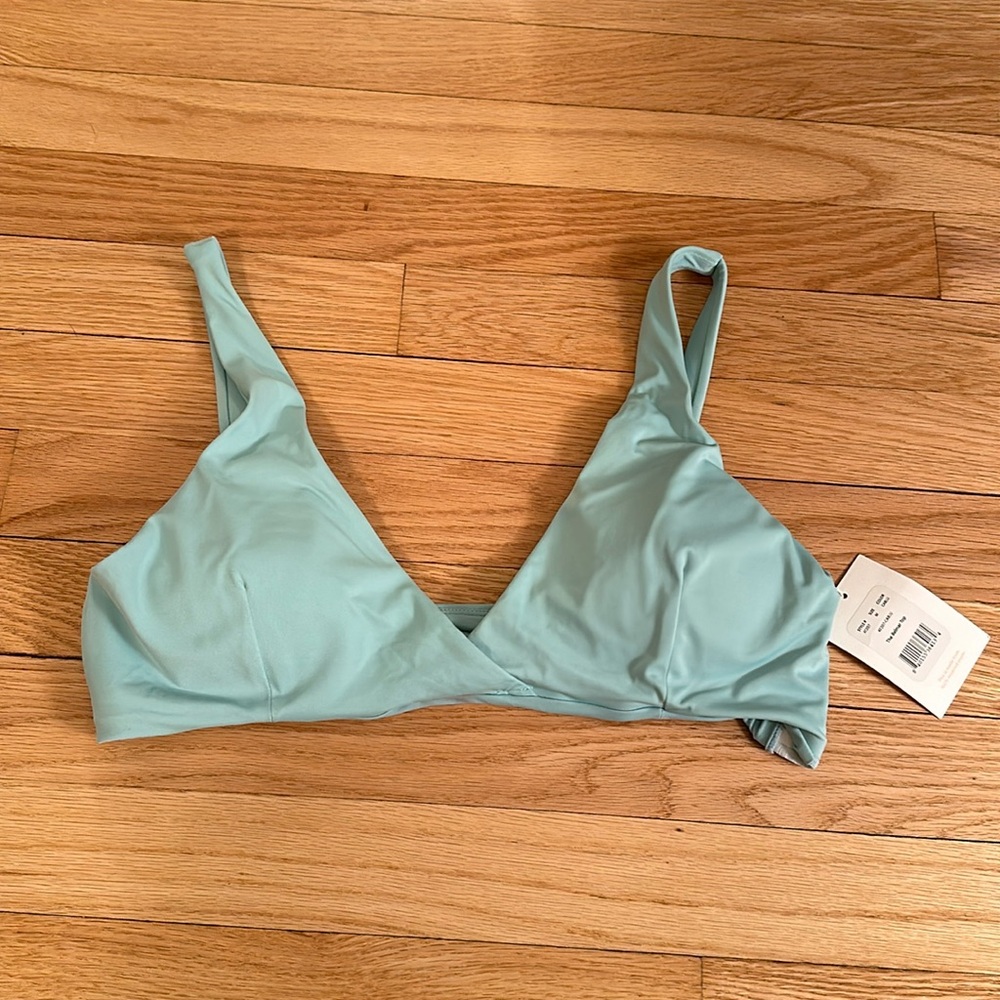 NEW Andie Swim Blue Bikini Top